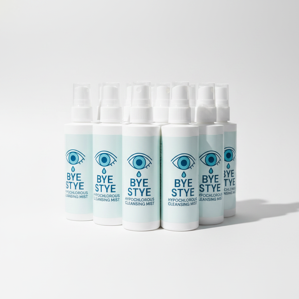 BYE STYE – Wholesale Box of 12 bottles (100ml Hypochlorous Facial Mist)