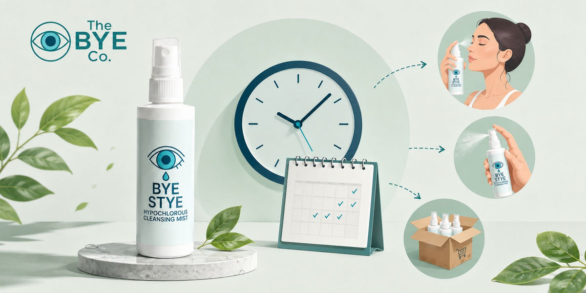 How Long Does a 100ml Bottle of BYE STYE Last? (And When to Restock)
