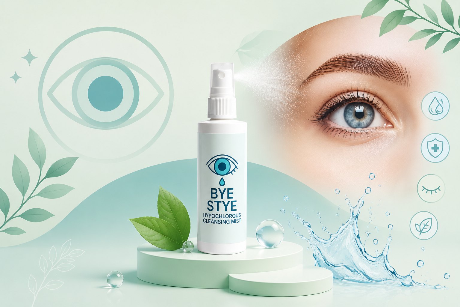 Hypochlorous Acid Mist for Daily Eye Care