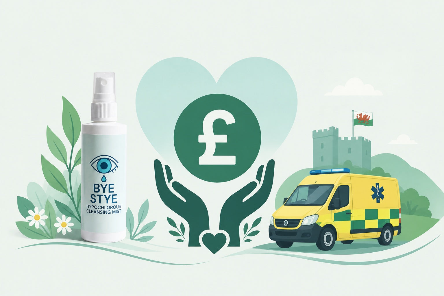 Why £1 From Every Bottle of BYE STYE Goes to the Welsh Ambulance Service