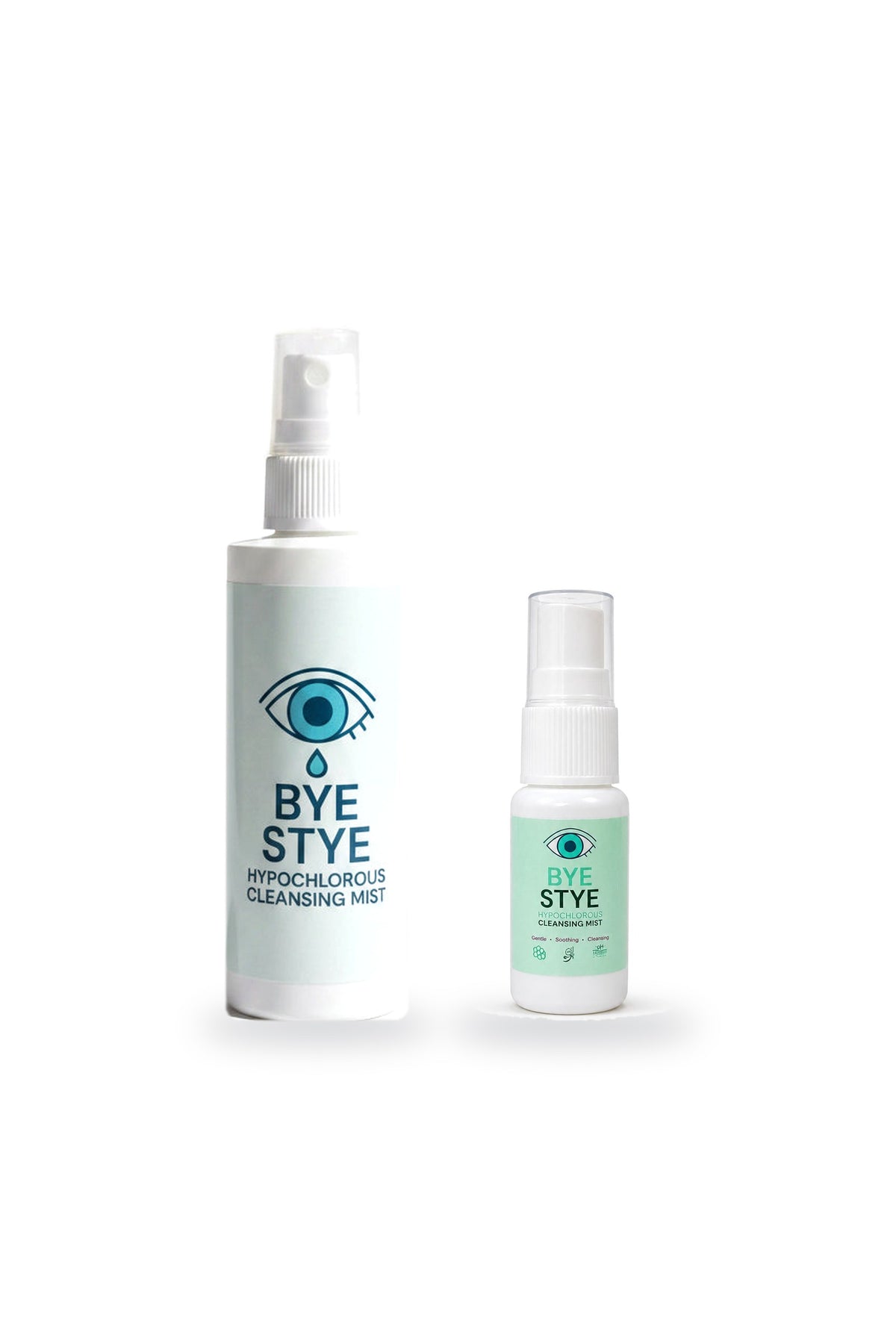 BYE STYE + Mini Bundle | Hypochlorous Facial Mist (100ml + 20ml)